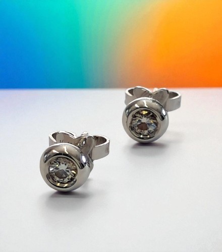 Orecchini con punto luce