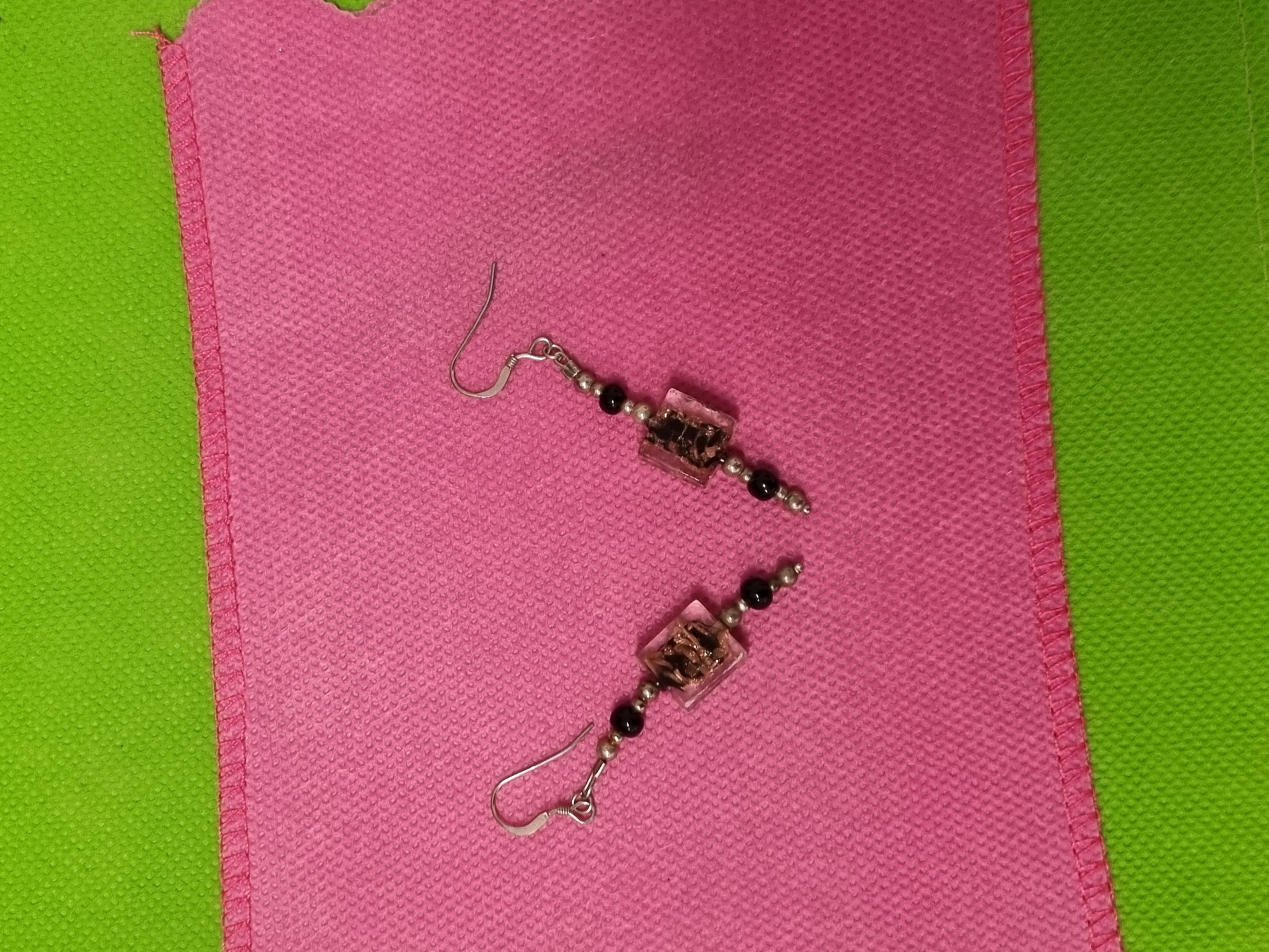 Orecchini rettangolari