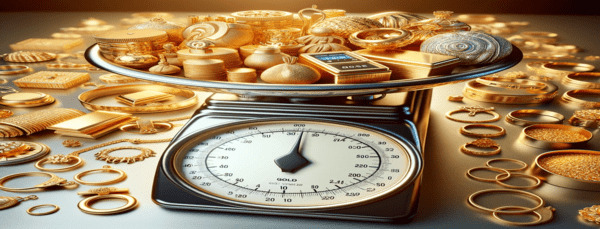 Bilancia professionale per pesatura oro